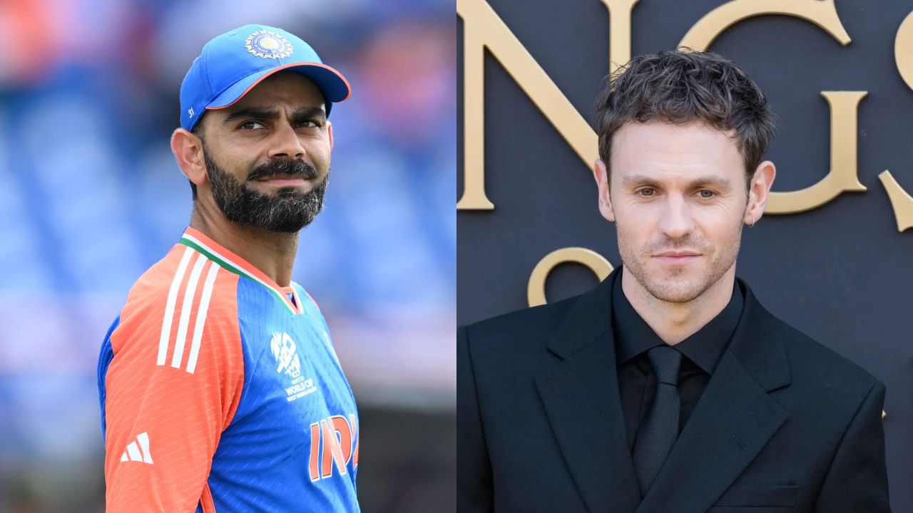 Charlie Vickers and Virat Kohli