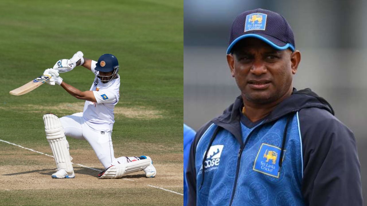 Dimuth Karunaratne and Sanath Jayasuriya