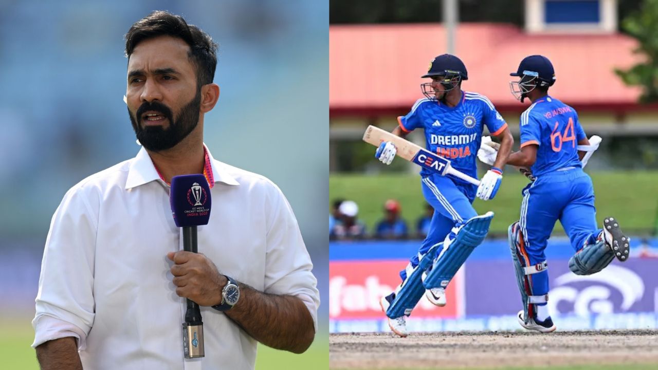 Dinesh Karthik, Shubman Gill and Yashasvi Jaiswal