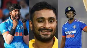 Hardik Pandya, Ambati Rayudu and Shivam Dube