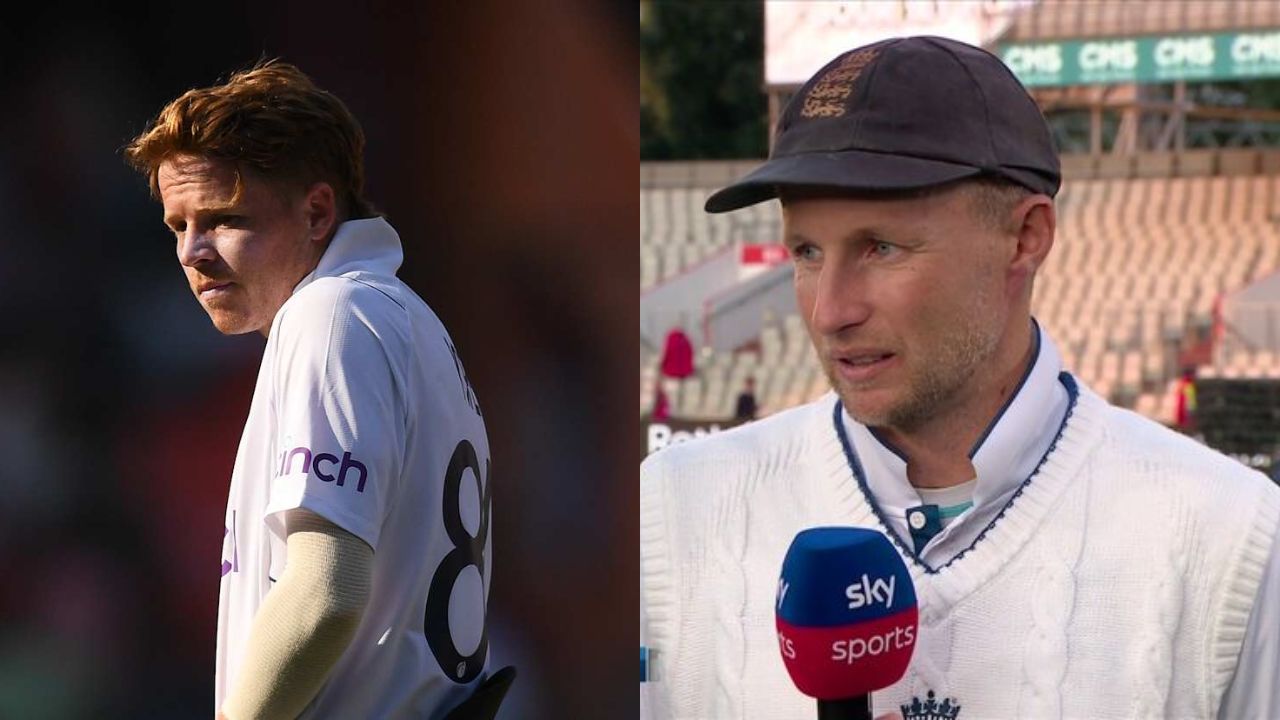 Joe Root and Ollie Pope