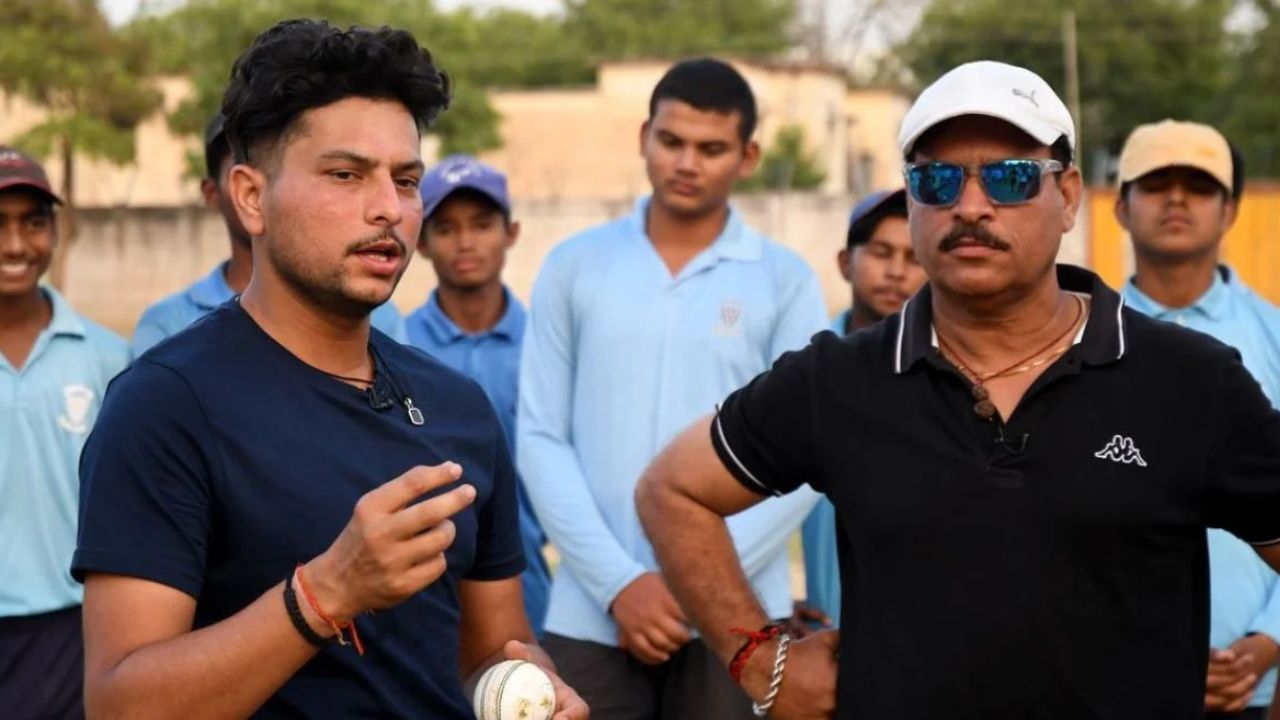 Kuldeep Yadav and Kapil Dev Pandey