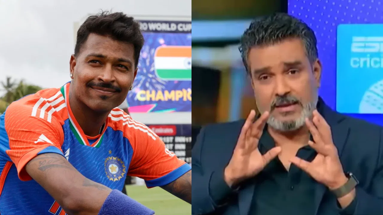 Hardik Pandya and Sanjay Manjrekar