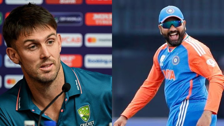 Mitchell Marsh and Rohit Sharma