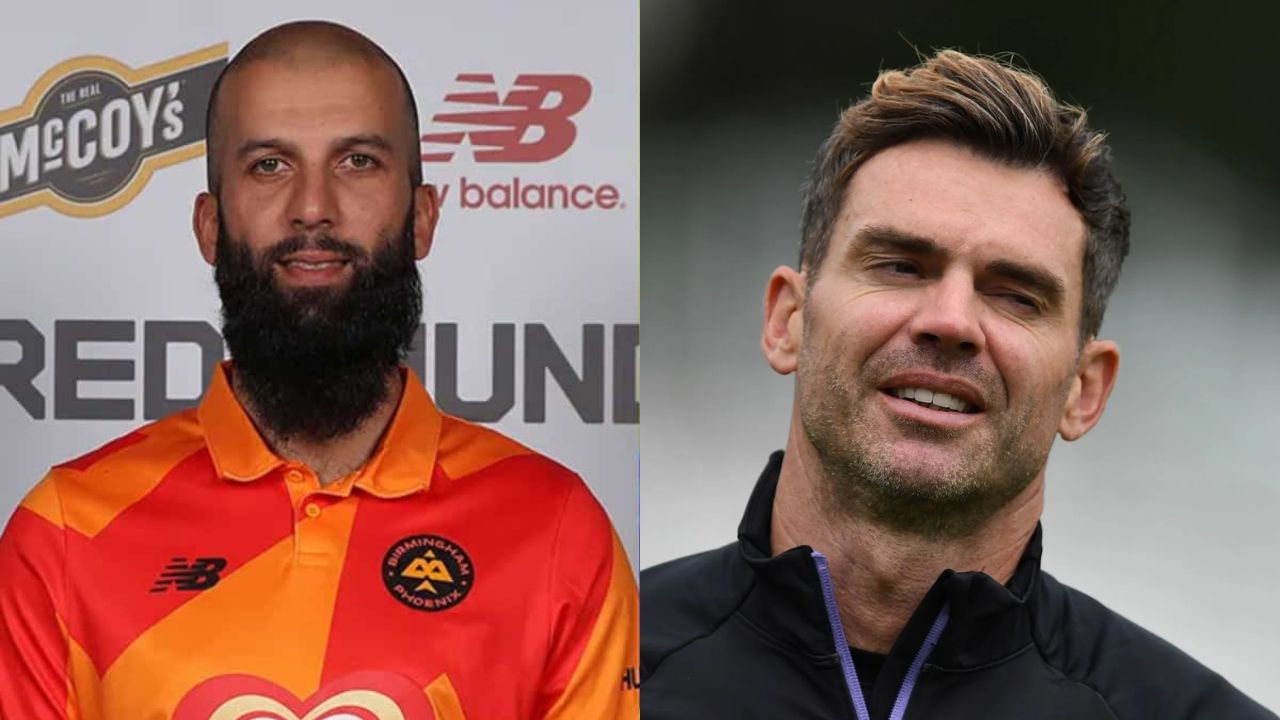 Moeen Ali and James Anderson