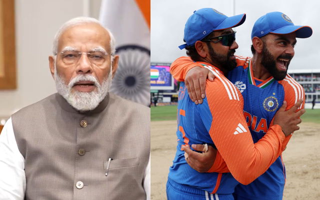 Rohit Sharma, Narendra Modi