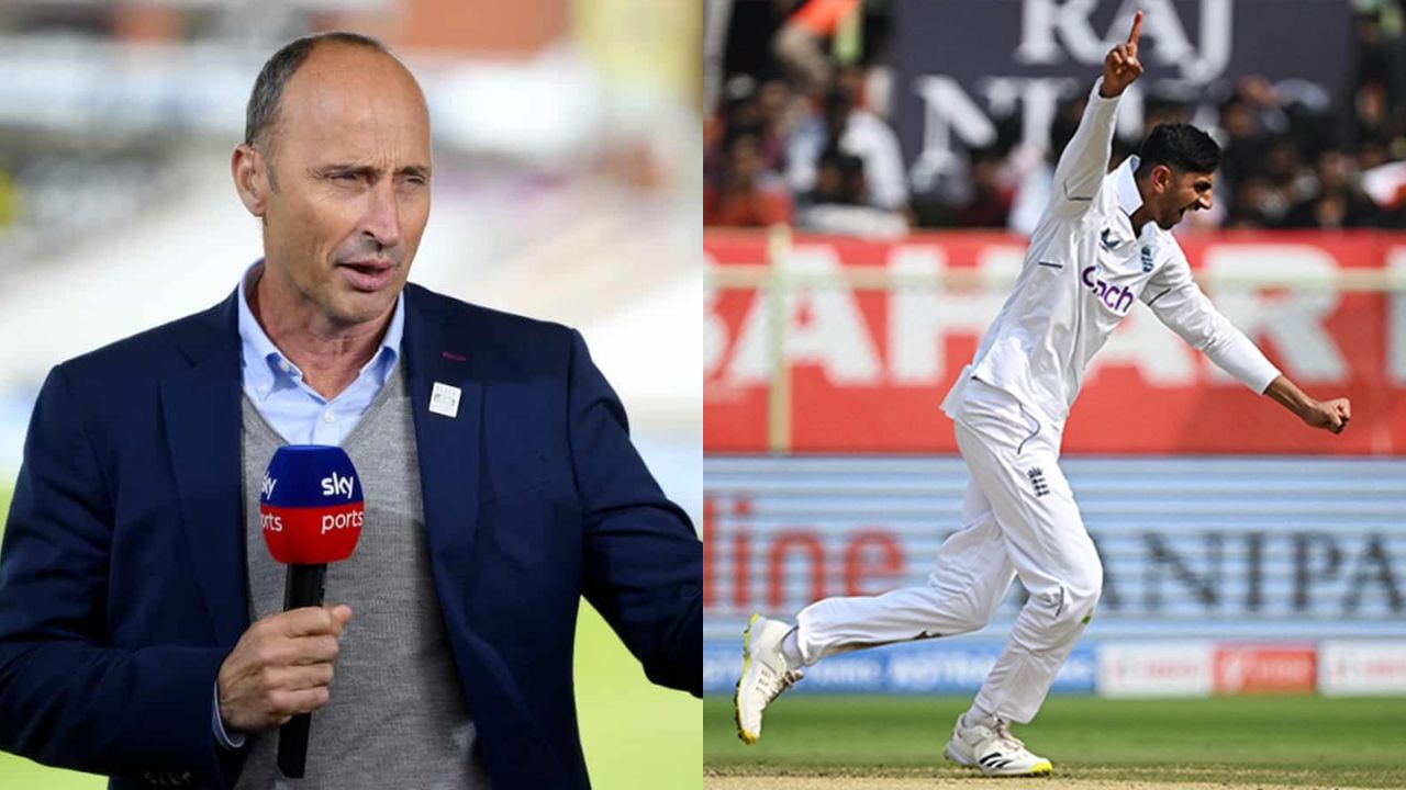 Nasser Hussain and Shoaib Bashir