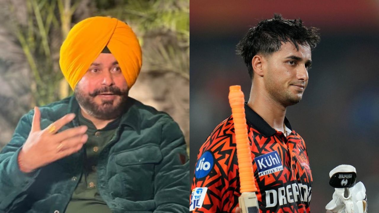 Navjot Singh Sidhu and Abhishek Sharma