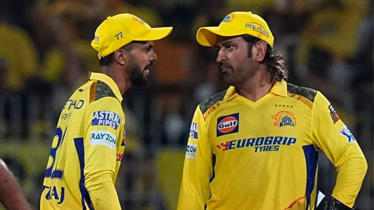 Ruturaj Gaikwad and MS Dhoni