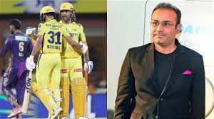 Virender Sehwag und Dhoni Kampf