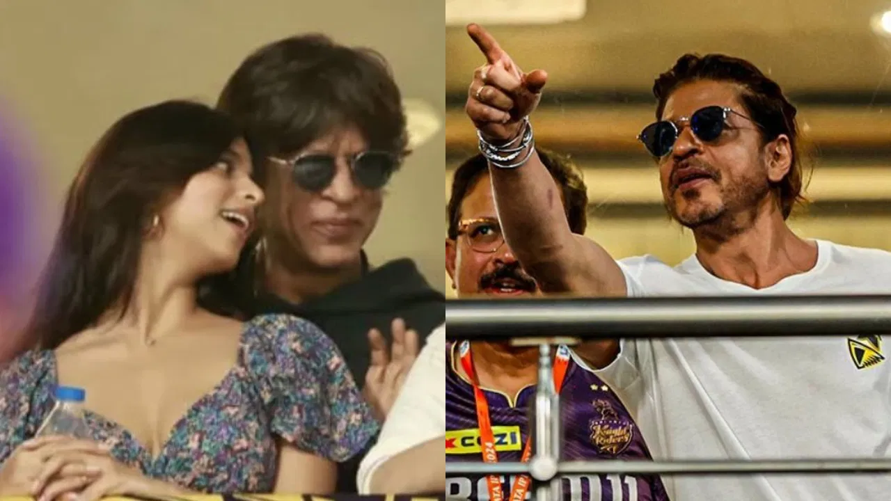 Shah Rukh Khan with his daughter Suhana Khan
