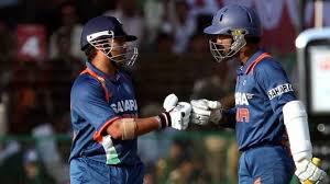 Sachin Tendulkar and Dinesh Karthik