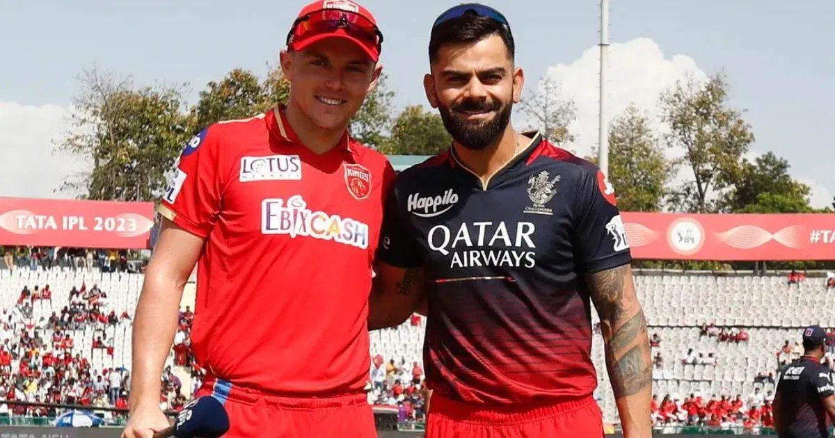 Sam Curran and Virat Kohli