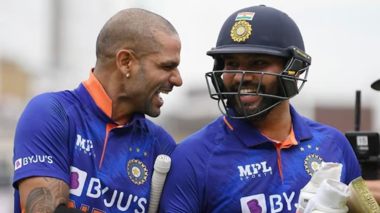 Shikhar Dhawan and Rohit Sharma