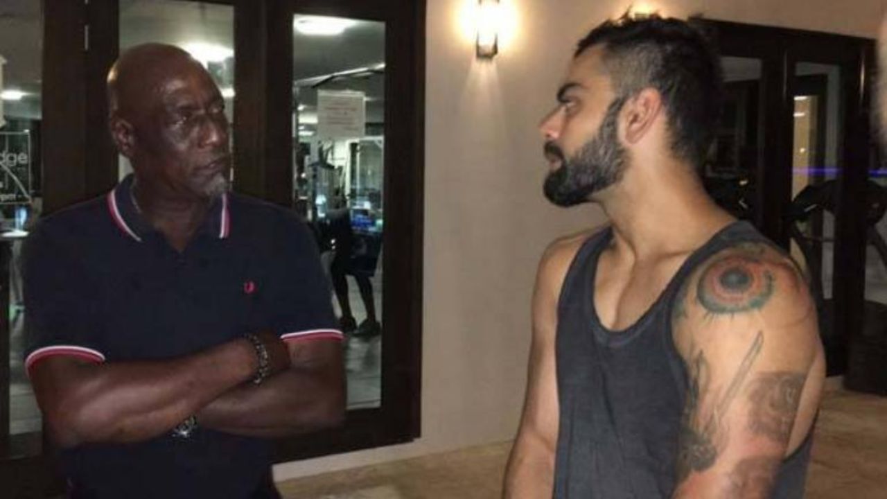 Sir Viv Richards and Virat Kohli (Credits: X)