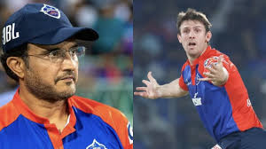 Mitchell Marsh with Sourav Ganguly