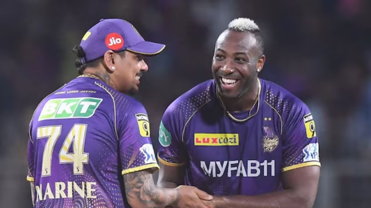 Sunil Narine and Andre Russell