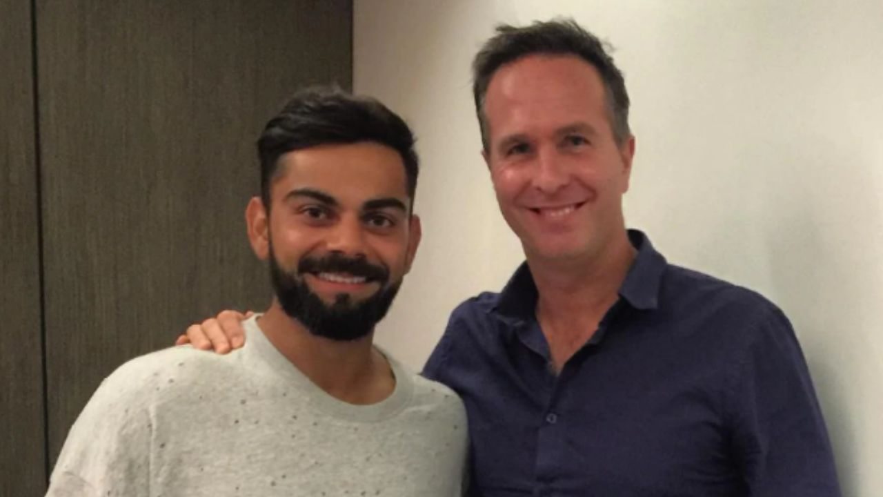 Virat Kohli and Michael Vaughan