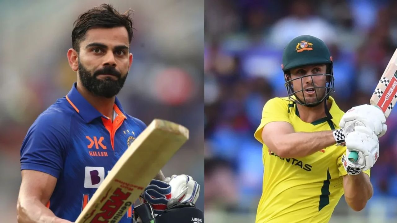 Virat Kohli and Mitchell Marsh