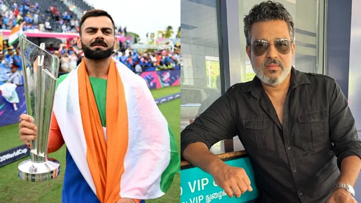 Virat Kohli and Sanjay Manjrekar