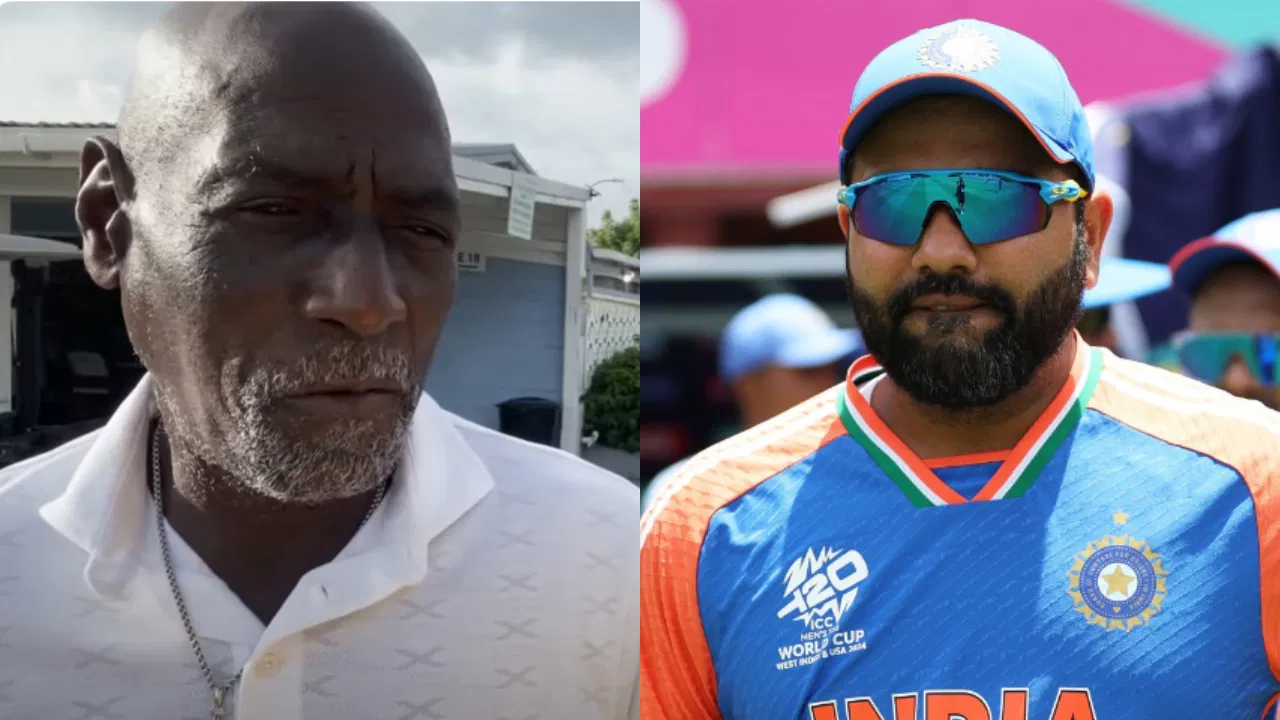 Sir Vivian Richards and Rohit Sharma