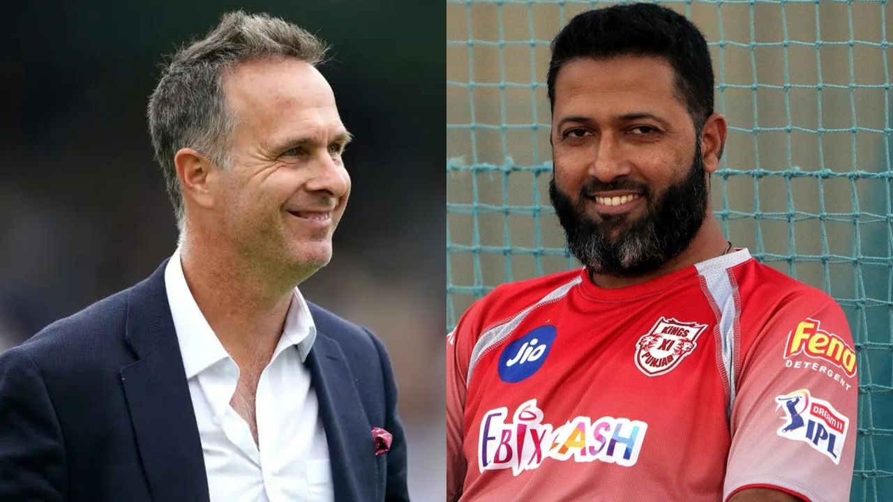 Wasim Jaffer and Michael Vaughan