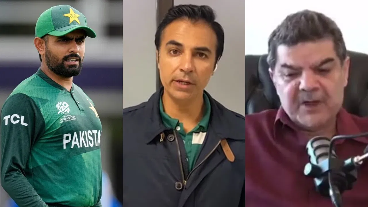 Babar Azam, Salman Butt and Mubashir Luqman