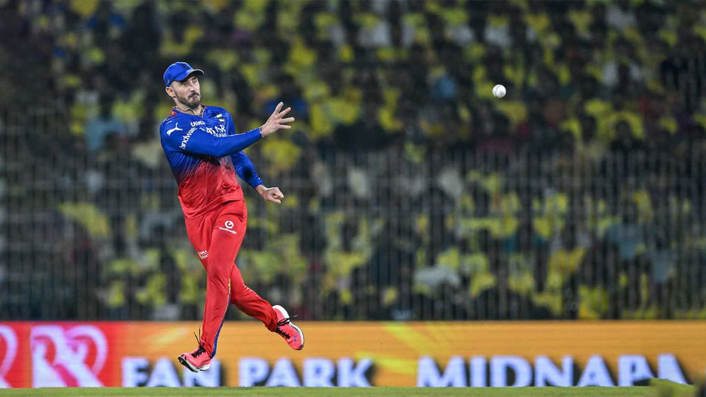 Faf Du Plessis Was Busy In The Field