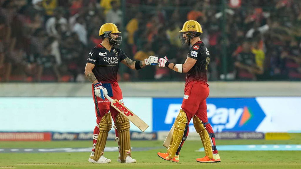Virat Kohli And Faf Du Plessis Put Up A 172 Run Stand