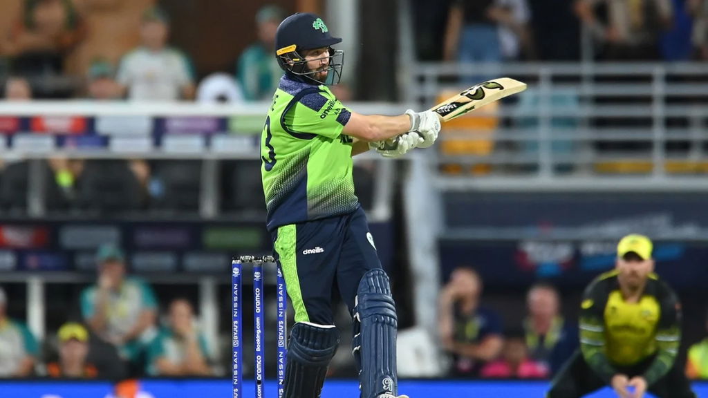 Andy Balbirnie Pulls Josh Hazlewood For A Six