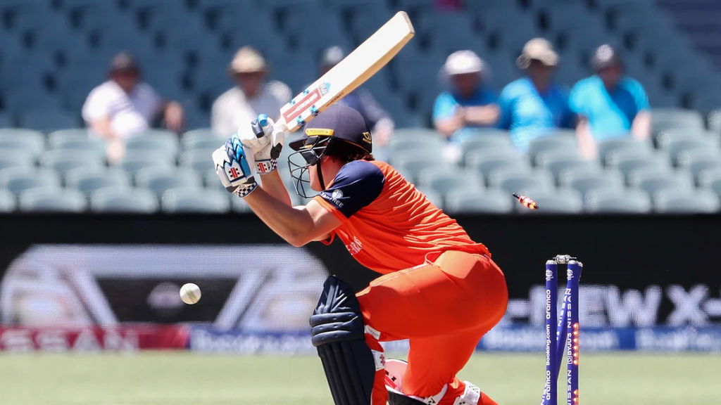 Bas De Leede Was Beaten For Pace By Anrich Nortje