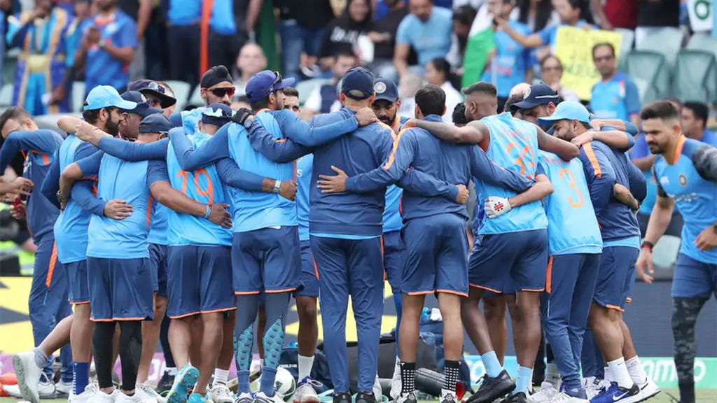 India Huddle Ahead Of The Match