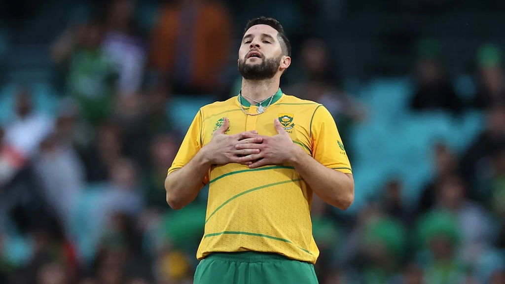 Wayne Parnell Celebrates After Getting Rid Of Mohammad Rizwan Early