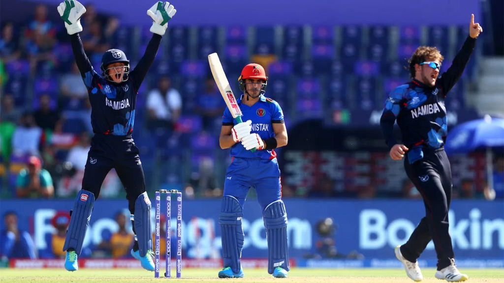 An Nicol Loftie Eaton And Zane Green Successfully Appeal For The Wicket Of Rahmanullah Gurbaz