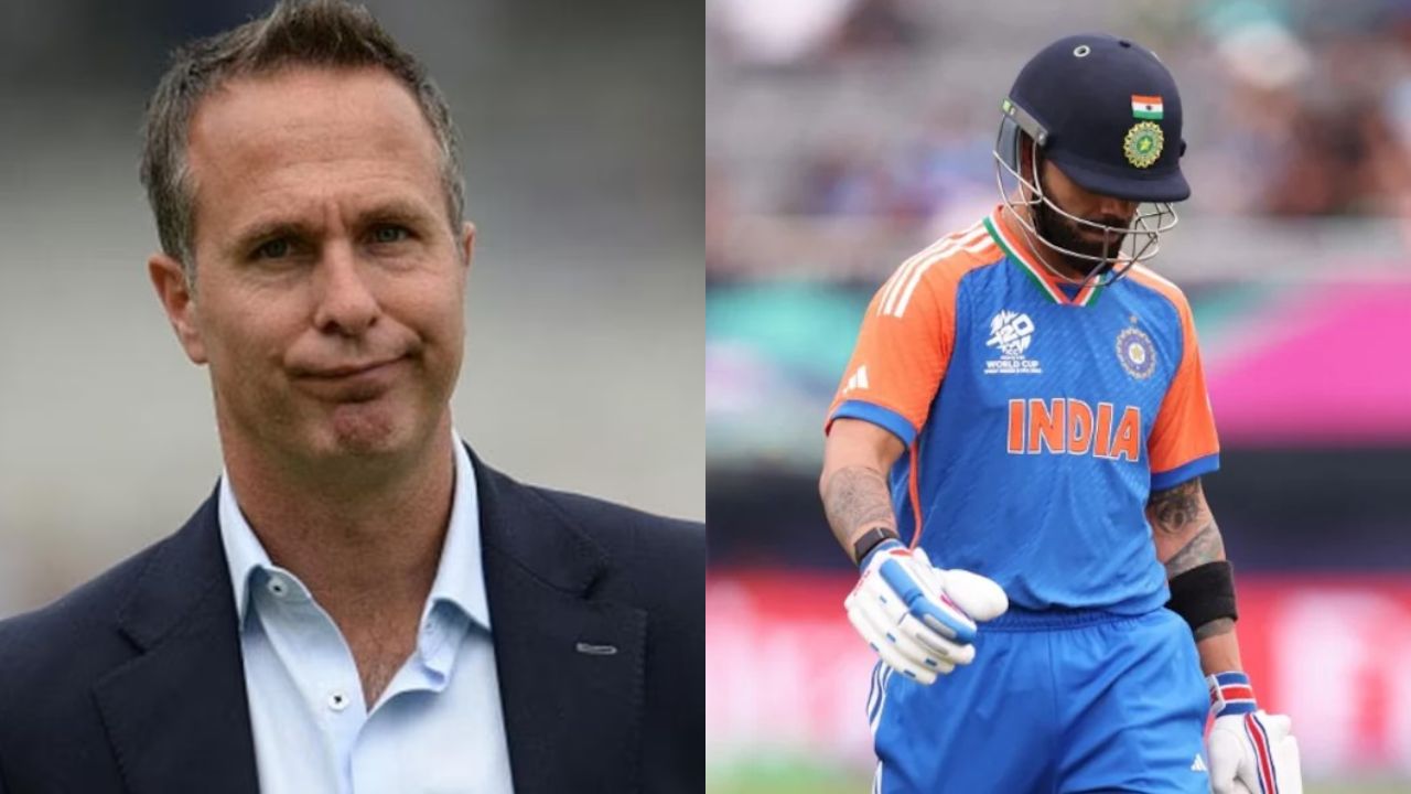 Michael Vaughan and Virat Kohli