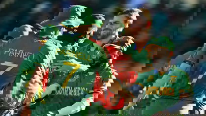 Anrich Nortje played the starring role in an excellent South Africa bowling performance