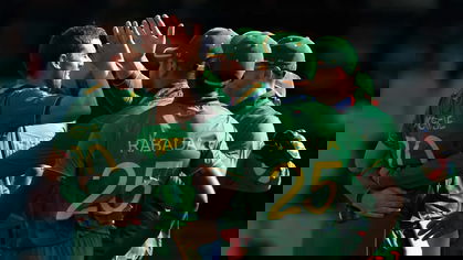 Anrich Nortje sent the Bangladesh openers back in the same over