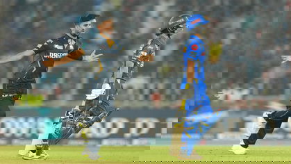 Azmatullah Omarzai jolted Mumbai Indians early with two strikes