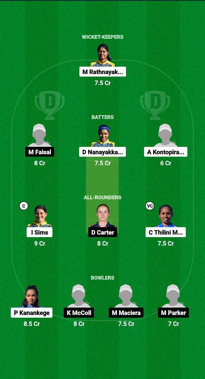 ITA-W vs SCXI-W Dream11 Prediction Fantasy Cricket Tips Dream11 Team ECC Women T10