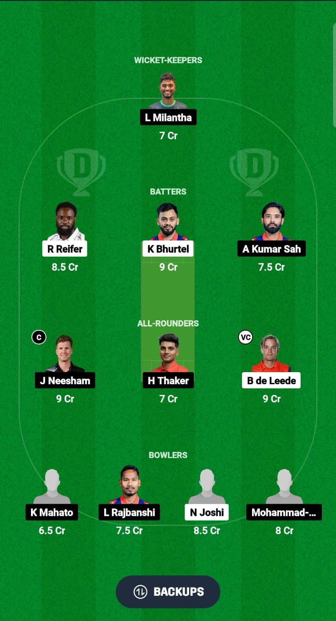 PKA vs JKB Dream11 Prediction Fantasy Cricket Tips Dream11 Team Nepal Premier League T20