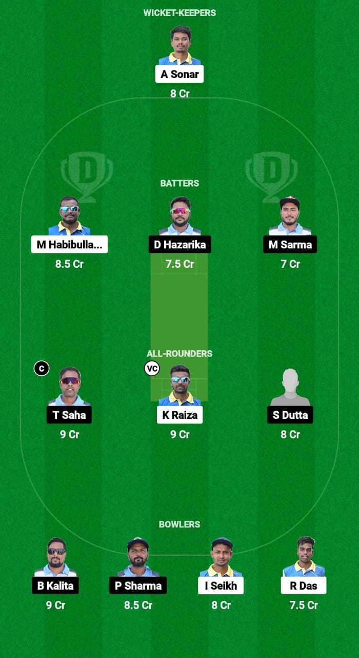 NSC vs BCC Dream11 Prediction Fantasy Cricket Tips Dream11 Team Assam T20 Pride Cup 2024 