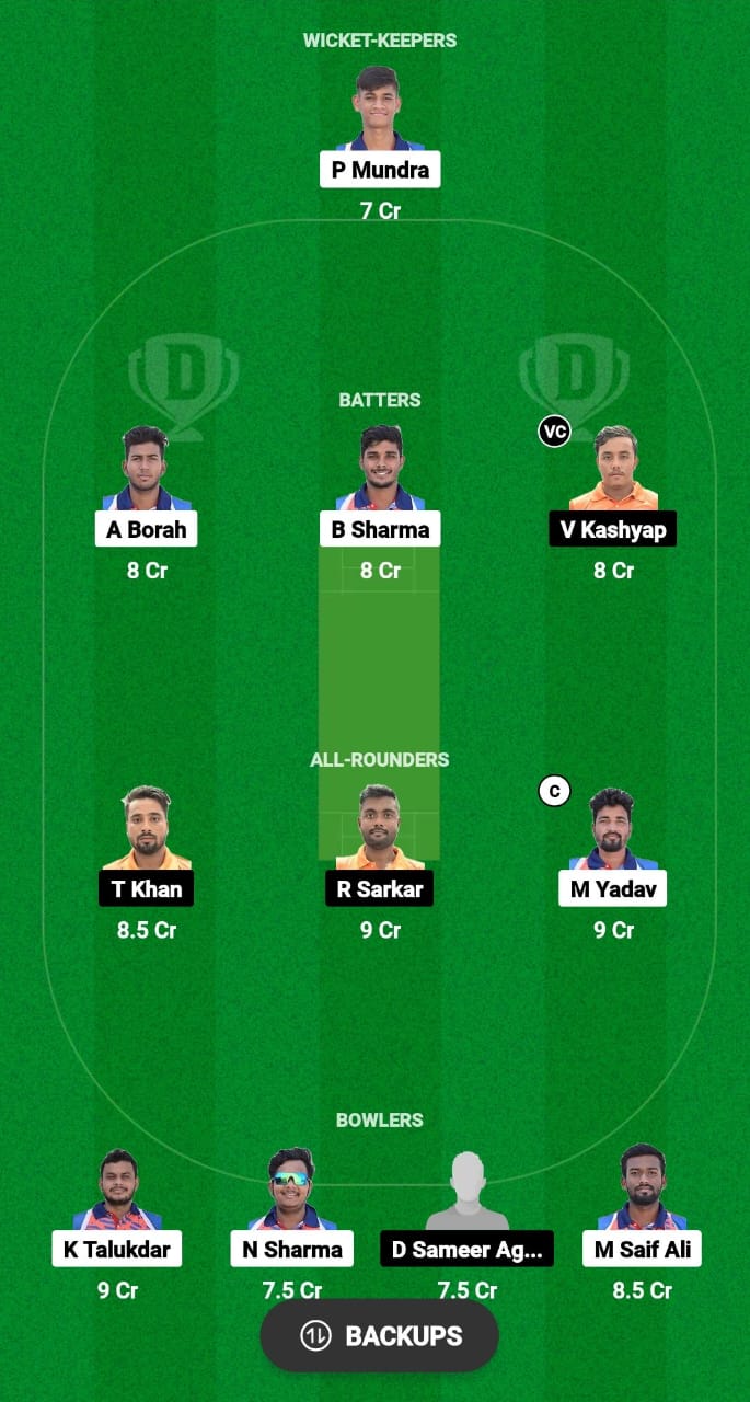 GTC vs AC Dream11 Prediction Fantasy Cricket Tips Dream11 Team Assam T20 Pride Cup 2024 