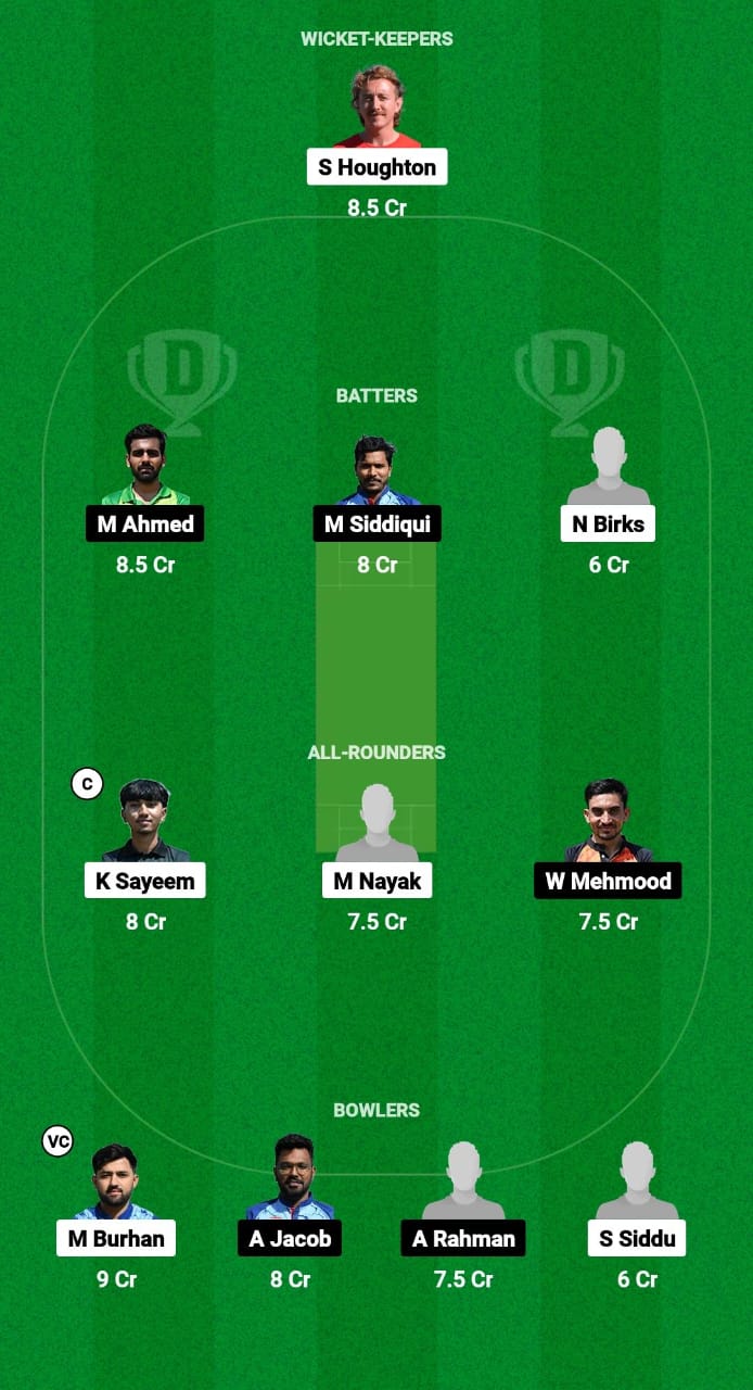 SOS vs BEL Dream11 Prediction Fantasy Cricket Tips Dream11 Team ECS T10 Croatia 2024 