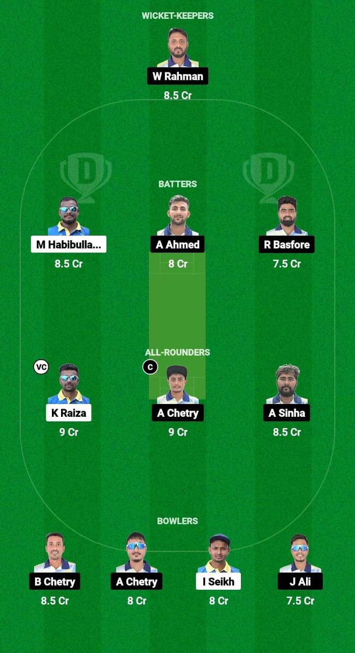 NSC vs RRC Dream11 Prediction Fantasy Cricket Tips Dream11 Team Assam T20 Pride Cup 2024 