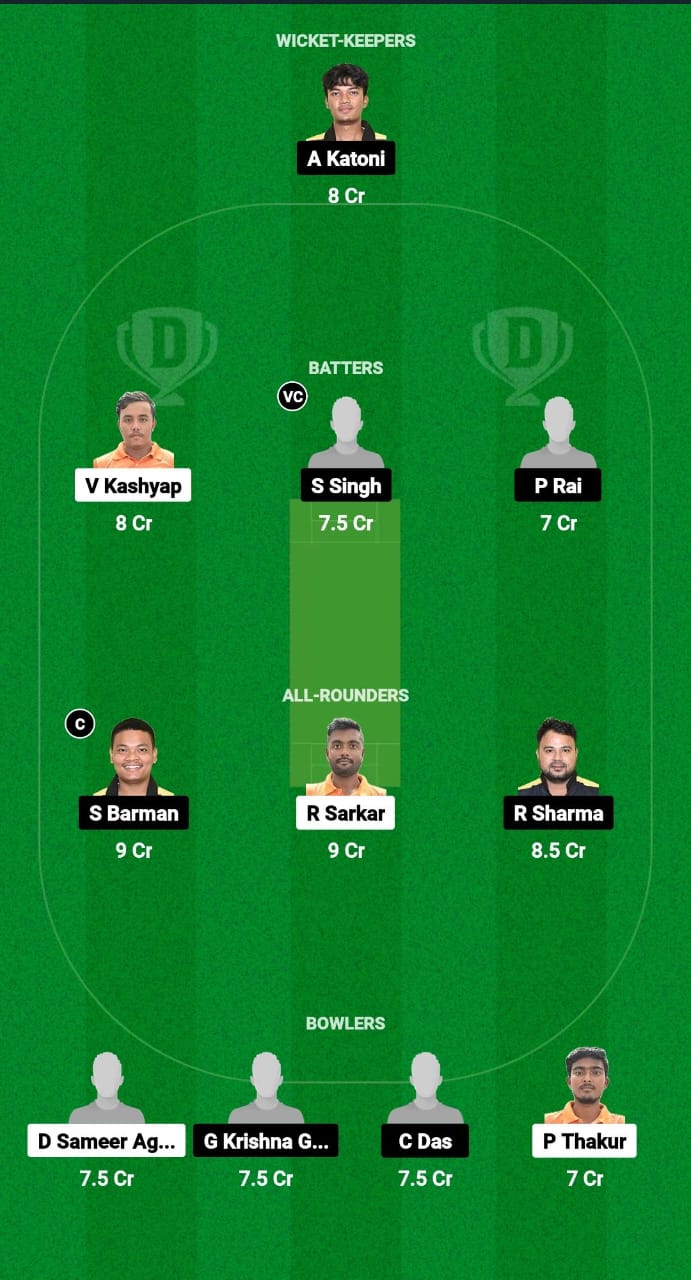 AC vs CCC Dream11 Prediction Fantasy Cricket Tips Dream11 Team Assam T20 Pride Cup 2024 