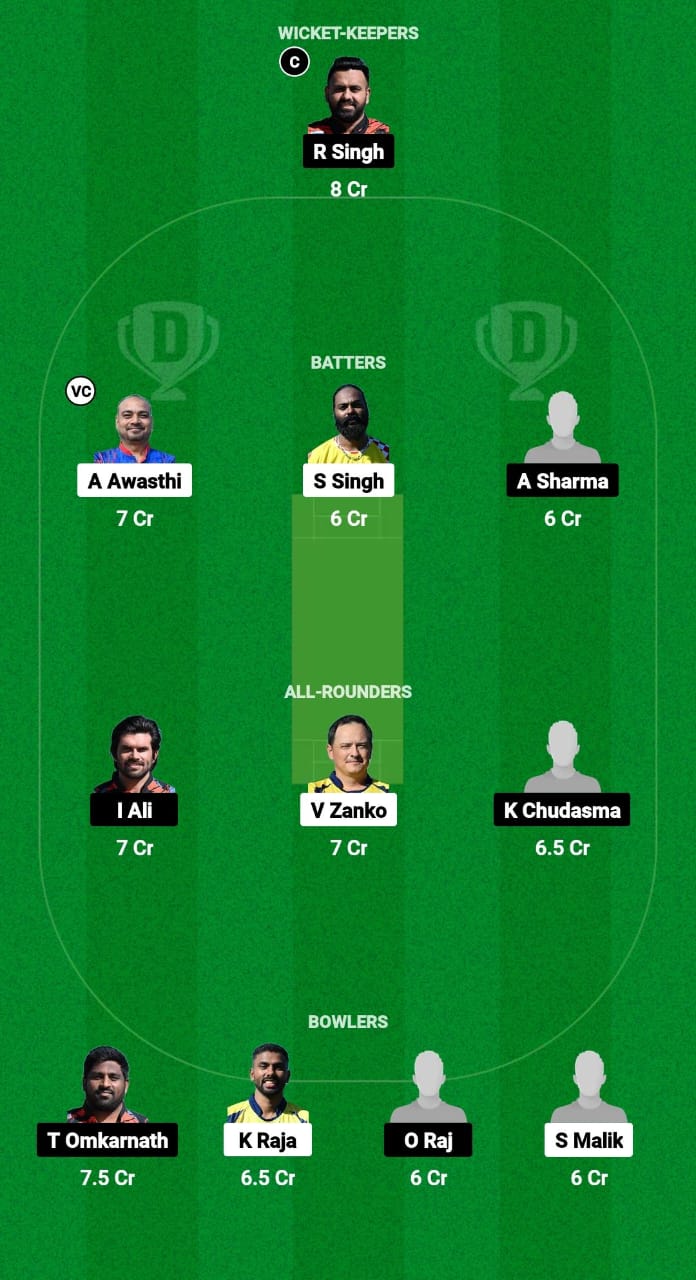 ZW vs LJU Dream11 Prediction Fantasy Cricket Tips Dream11 Team ECS T10 Croatia 2024 