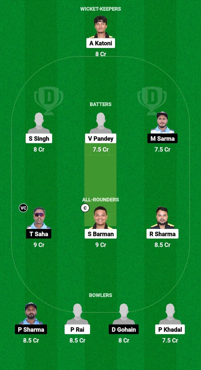 CCC vs BCC Dream11 Prediction Fantasy Cricket Tips Dream11 Team Assam T20 Pride Cup 2024 