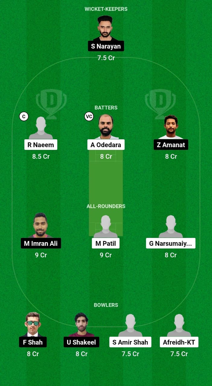 MT vs YSG Dream11 Prediction Fantasy Cricket Tips Dream11 Team Oman D10 League 2024 