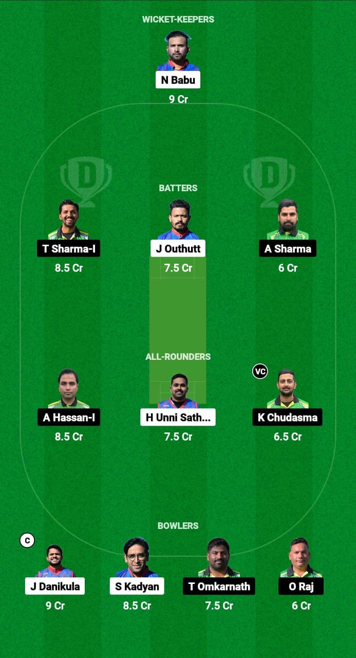 ZA vs LJU Dream11 Prediction Fantasy Cricket Tips Dream11 Team ECS T10 Croatia 2024 