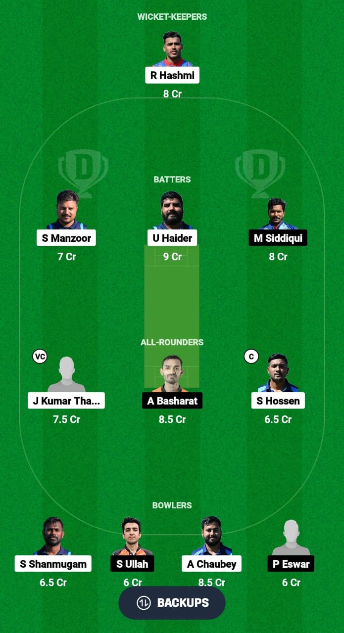 ZAS vs BEL Dream11 Prediction Fantasy Cricket Tips Dream11 Team ECS T10 Croatia 2024 